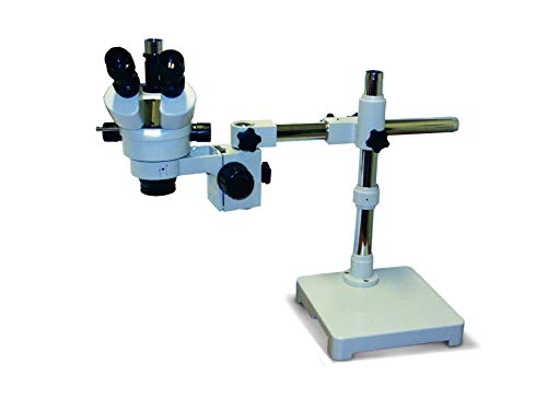 KONUS | CRYSTAL-PRO Microscopio Stereoscopico Stativo con Braccio Lungo e Zoom 7x-45x