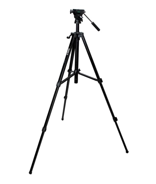 KONUS-3-POD 4 Treppiede Altezza Regolabile per Osservazione Paesaggi e Animali, da 70 cm a 182 cm, 2.3 kg Peso Riflettori, Colore Nero, Standard, 1954