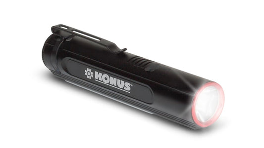 Konus | KONUSLIGHT-2K Torcia Ricaricabile da Caccia 2000 lm E Luminosità Variabile, Dimensioni Compatte, Modalità di Lampeggio