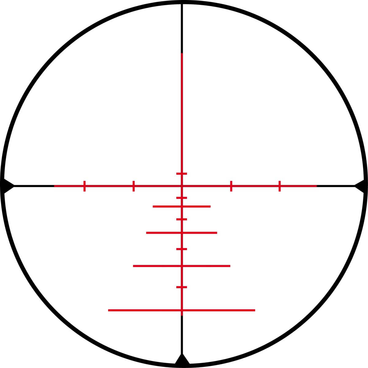 KONUS ABSOLUTE BALLISTICO 5-40x56 Mirino per Fucili Inciso e Illuminato per la Ballistica, Adatto per la Caccia e il Tiro, Campo Visivo Ampio,