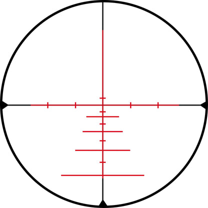 KONUS ABSOLUTE BALLISTICO 5-40x56 Mirino per Fucili Inciso e Illuminato per la Ballistica, Adatto per la Caccia e il Tiro, Campo Visivo Ampio,