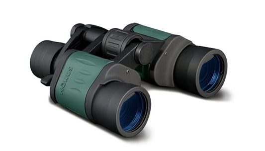 KONUS | NEWZOOM 24x50 Binocolo da Caccia, Trekking e Birdwatching, gommato verde, Zoom Variabile 8-24x50