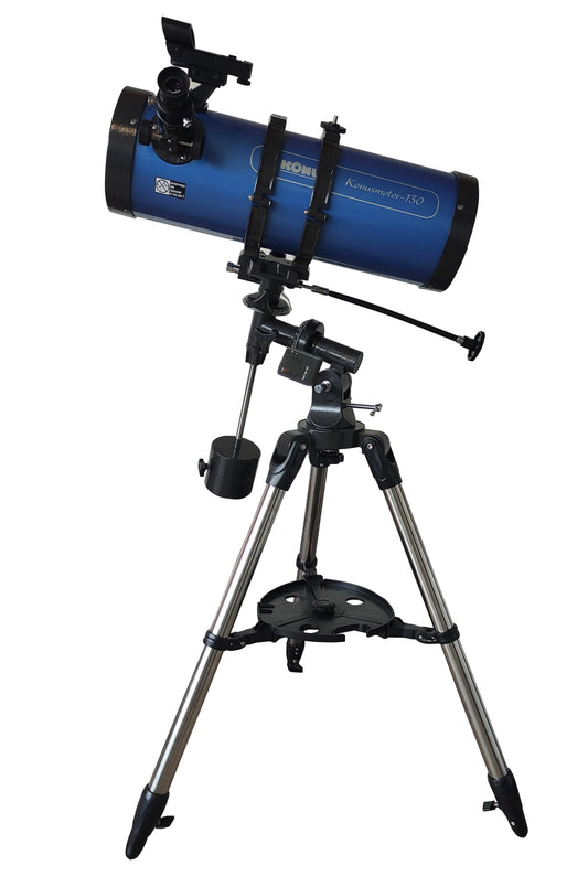 KONUS | KONUSMOTOR-130 Telescopio Astronomico Rifrattore Newton con Diametro 130 mm, Lunghezza Focale 1000 mm e Motore in Ascensione Retta