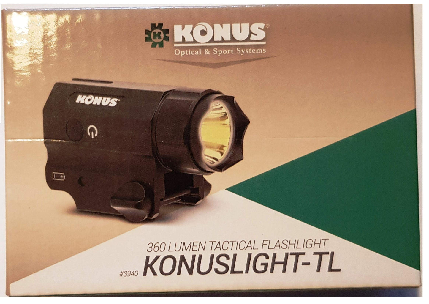 KONUS | KONUSLIGHT-TL Torcia Tattica Ricaricabile da Pistola