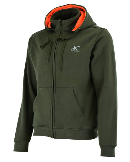 KONUSTEX - Felpa KONUSTEX LYSEO verde con cappuccio e rinforzi #359 - Caccia Outdoor Ciclismo Fitness, Maglie - OnTheRoad.shop