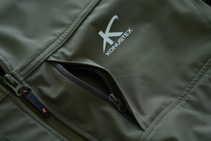 Giacca da caccia KONUSTEX ITAMAR softshell verde - OnTheRoad.shop - KONUSTEX