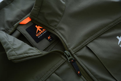 Giacca da caccia KONUSTEX ITAMAR softshell verde - OnTheRoad.shop - KONUSTEX