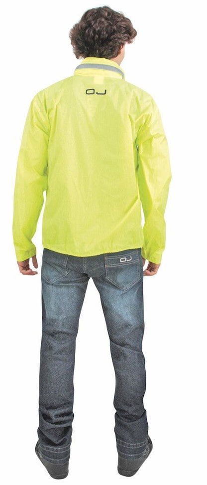 Giacca moto OJ COMPACT TOP FLUO impermeabile ultralight - OnTheRoad.shop - OJ