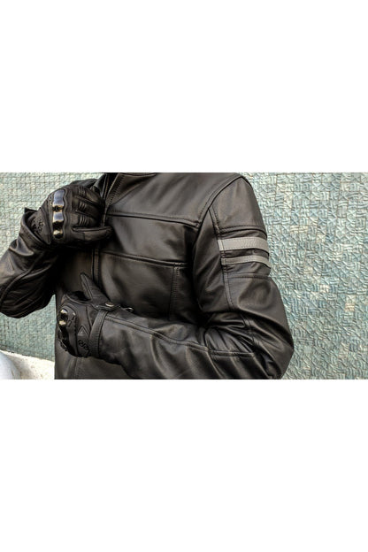 Giacca moto OJ LEGEND uomo, in pelle, sfoderabile con protezioni - OnTheRoad.shop - OJ