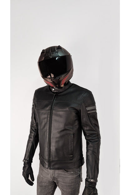 Giacca moto OJ LEGEND uomo, in pelle, sfoderabile con protezioni - OnTheRoad.shop - OJ