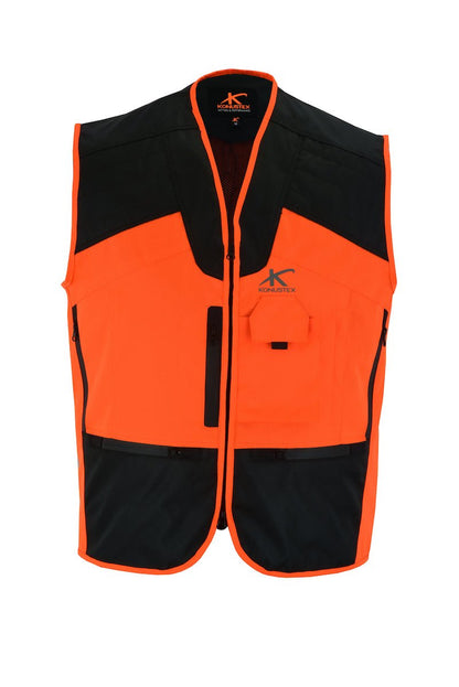 KONUSTEX GAMETOP Gilet da caccia arancione resistente all’acqua, battuta al cinghiale #289 - OnTheRoad.shop - KONUSTEX